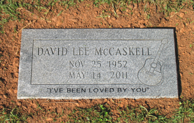 McCaskell Flat Grave Marker