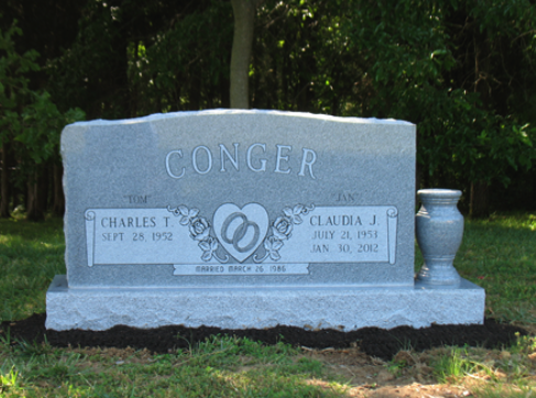 Conger Companion Upright Memorial