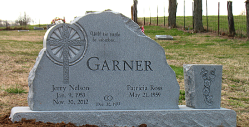 Garner Companion Upright Memorial