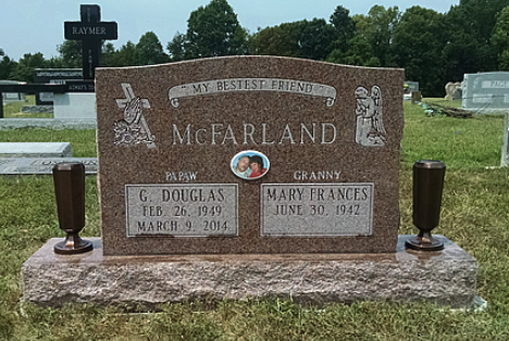 McFarland Companion Upright Memorial