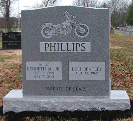 Phillips Companion Upright Memorial