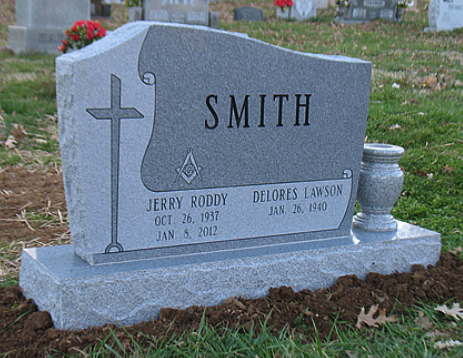 Smith Cross Companion Upright Memorial