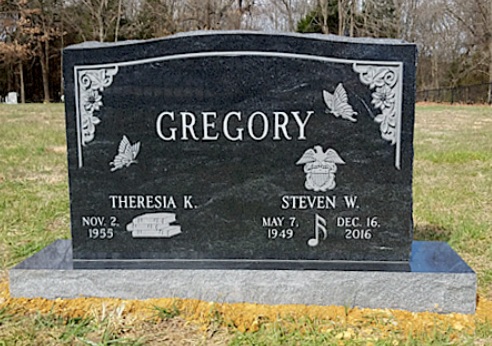 Gregory Companion Upright Memorial