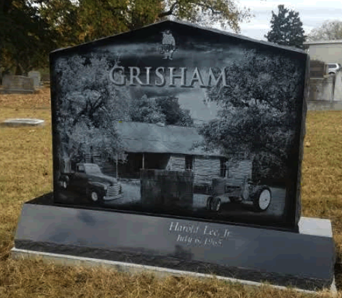 Grisham Companion Upright Memorial