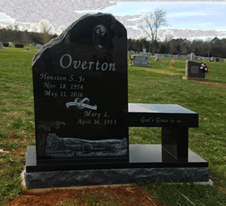 Overton Companion Upright Memorial