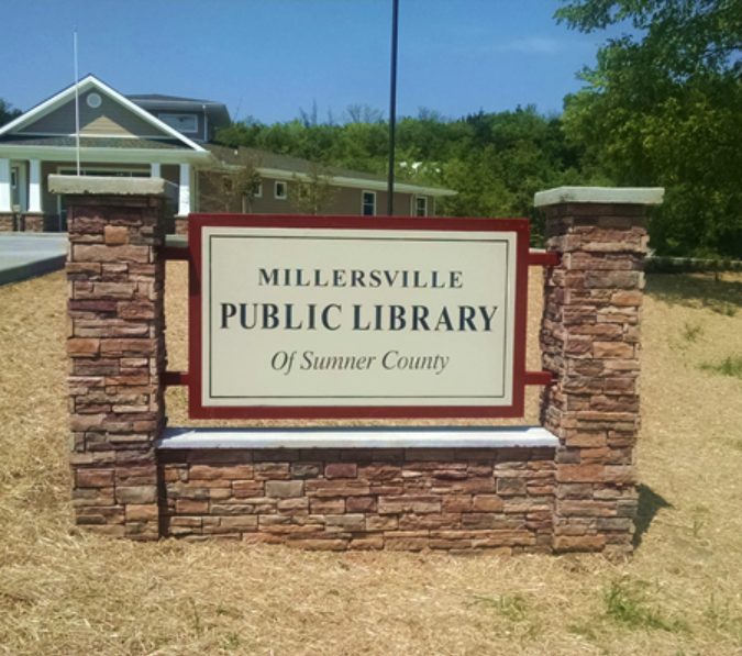 Millersville Public Library Sign